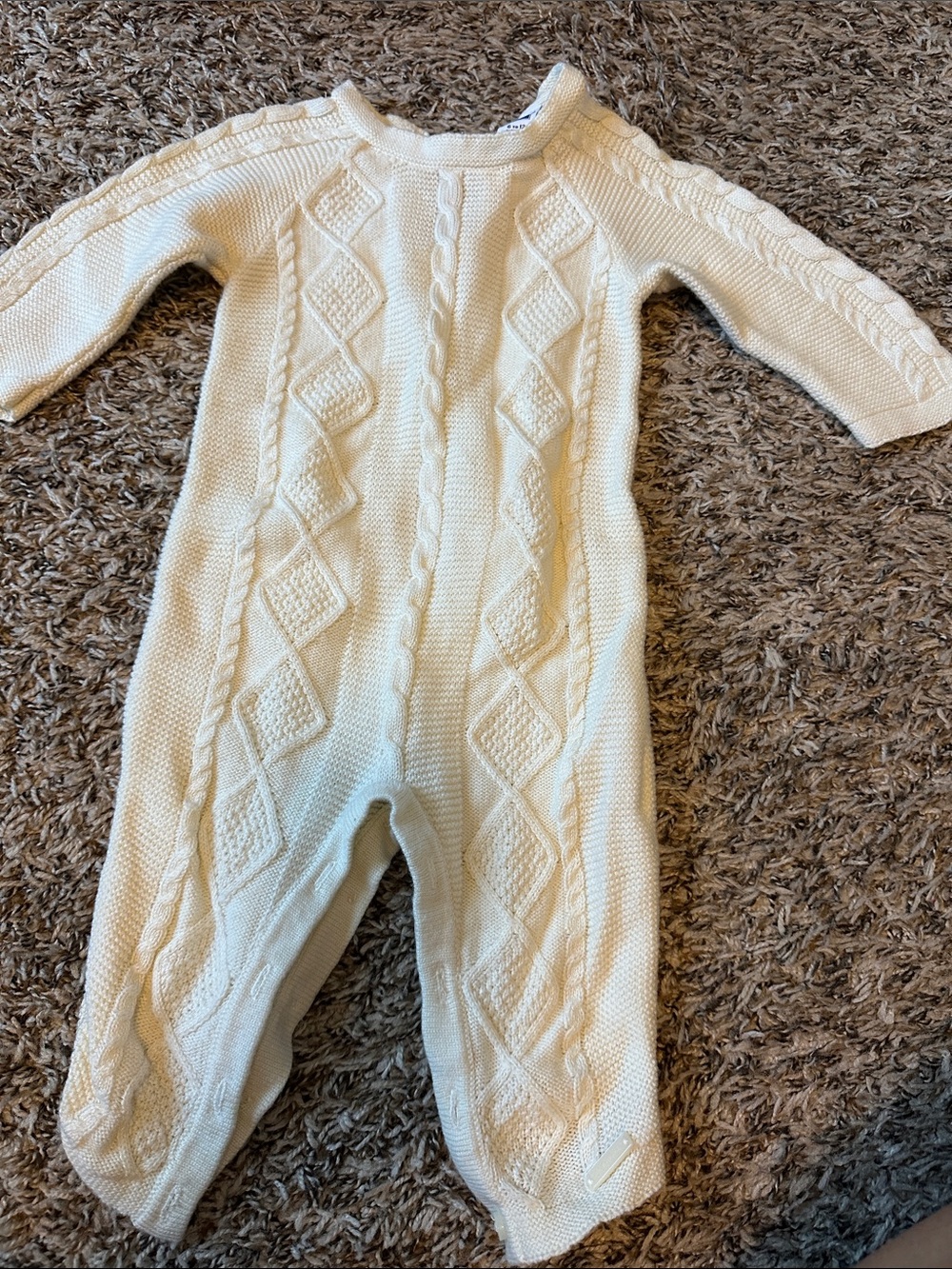 Janie and Jack size 6-12 months sweater onesie. Super soft